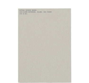 Blank Page Notebook Actual Source