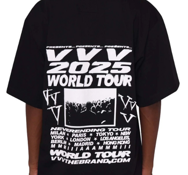VVV World Tour Tee - Black