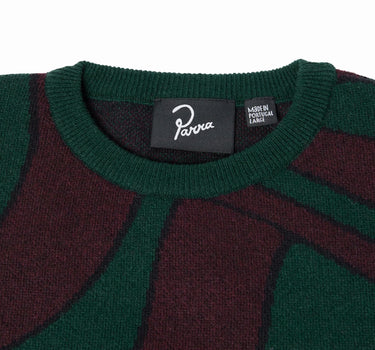 distorted waves knitted pullover