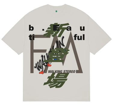Shintojo T-shirt (cement) - B.EAUTIFUL