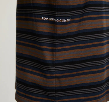 Pop Striped Longsleeve T-Shirt Rain Drum