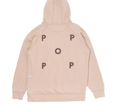 Pop Logo Hooded Sweat White Pepper
