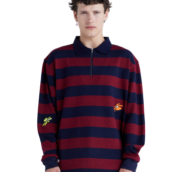 MEADOW ZIP UP LS POLO - PAM