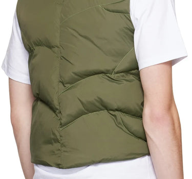 TomBogo Green Leaf Puffer Vest