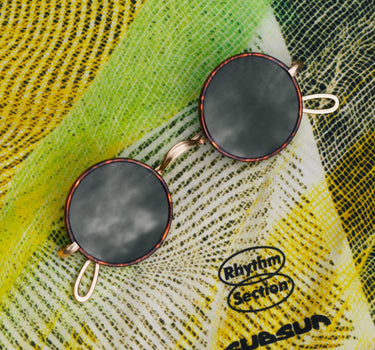 ROUND STEEL SUNGLASSES SOFT GOLD