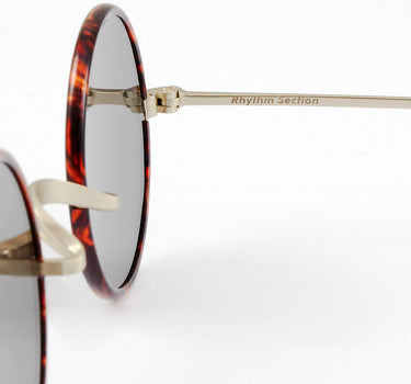 ROUND STEEL SUNGLASSES SOFT GOLD