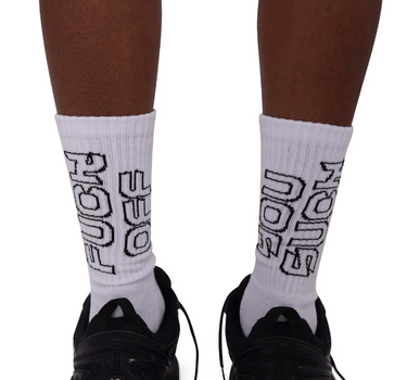 VVV You Suck/Fuck Off Socks